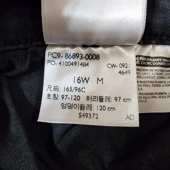 Levi's 725 Jeans Women's 16 W High Rise Bootcut Black 16W Boot Cut - Picture 9 of 9